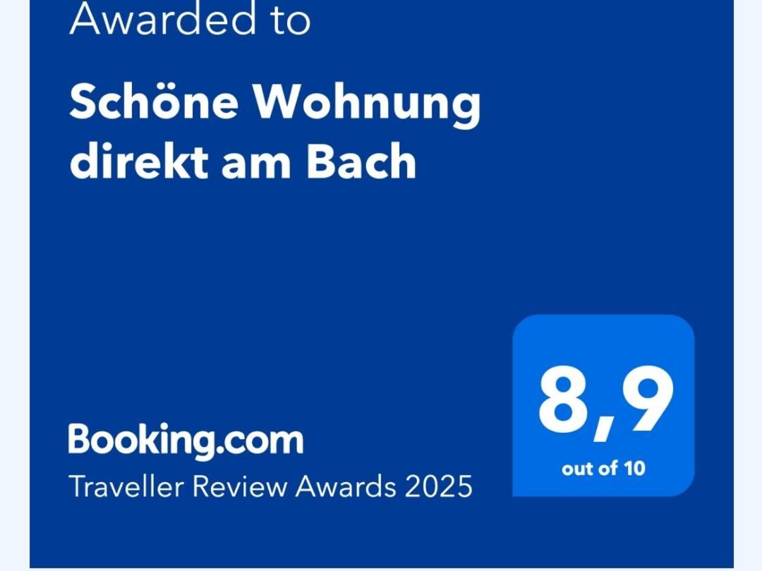 Schöne Direkt Am Bach Apartment